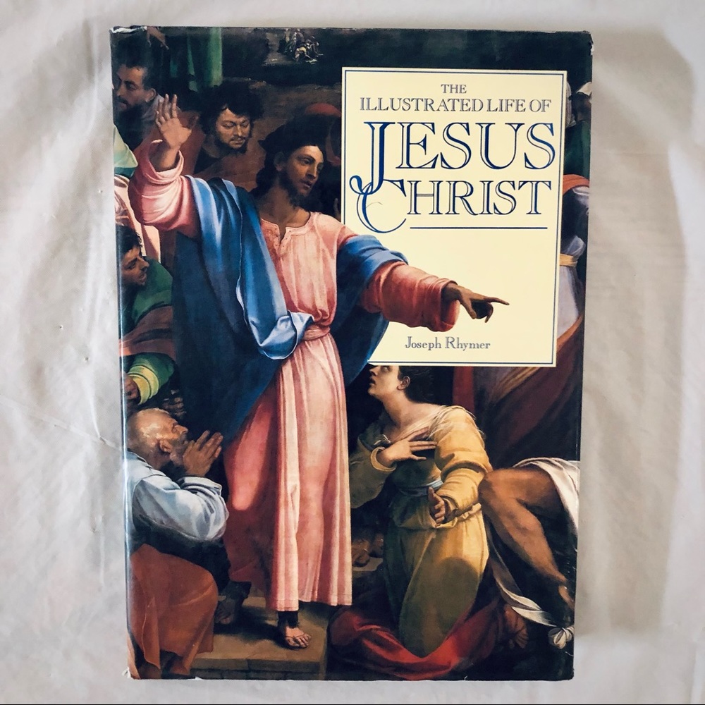 1st American Ed Illustrated Life of Jesus Christ Joseph Rhymer Hardcover Book